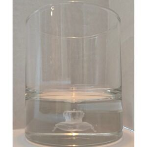 Crown Royal Hologram Crown on Pillow 3D Laser Etched Whiskey On-the-Rocks Glass